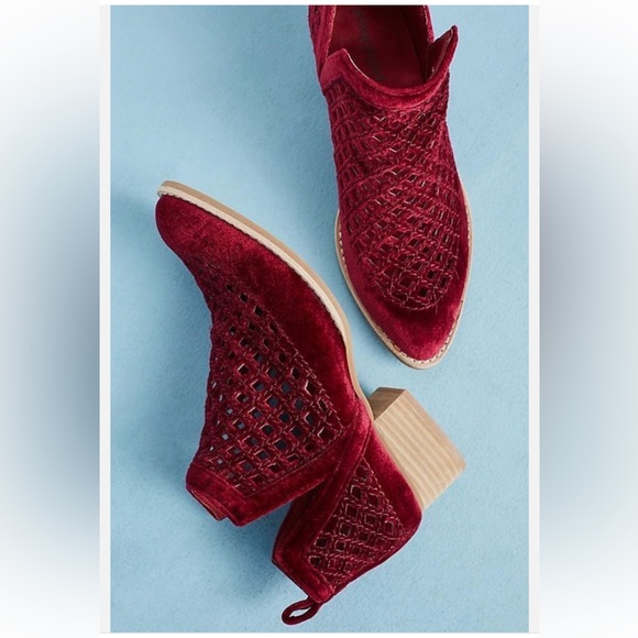 Jeffrey Campbell Taggart Velvet Booties - Picture 5 of 9